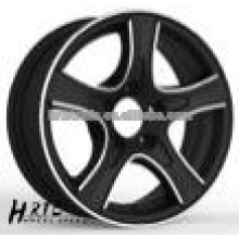HRTC Polished lip alloy wheel rims for car 13 inch